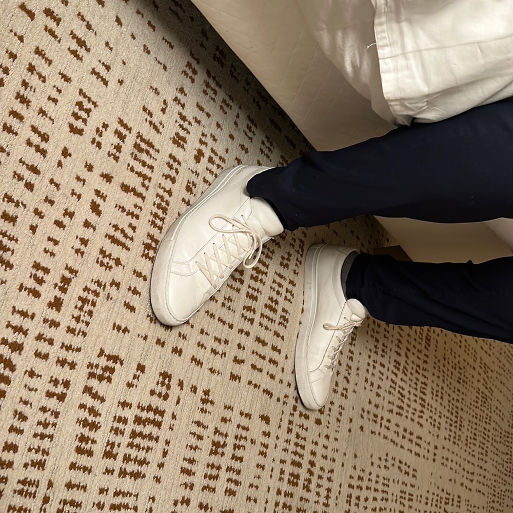 Brand new white sneakers